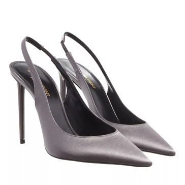 Grey store slingback pumps