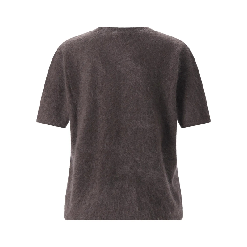 Sminfinity Pullover Kurzarmpullover aus Kaschmir braun(Image 2)