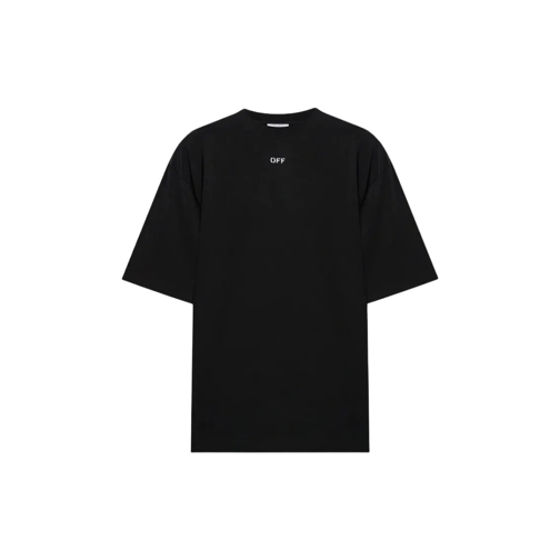 Off-White T-shirts T-Shirt With Logo Print In Black Black