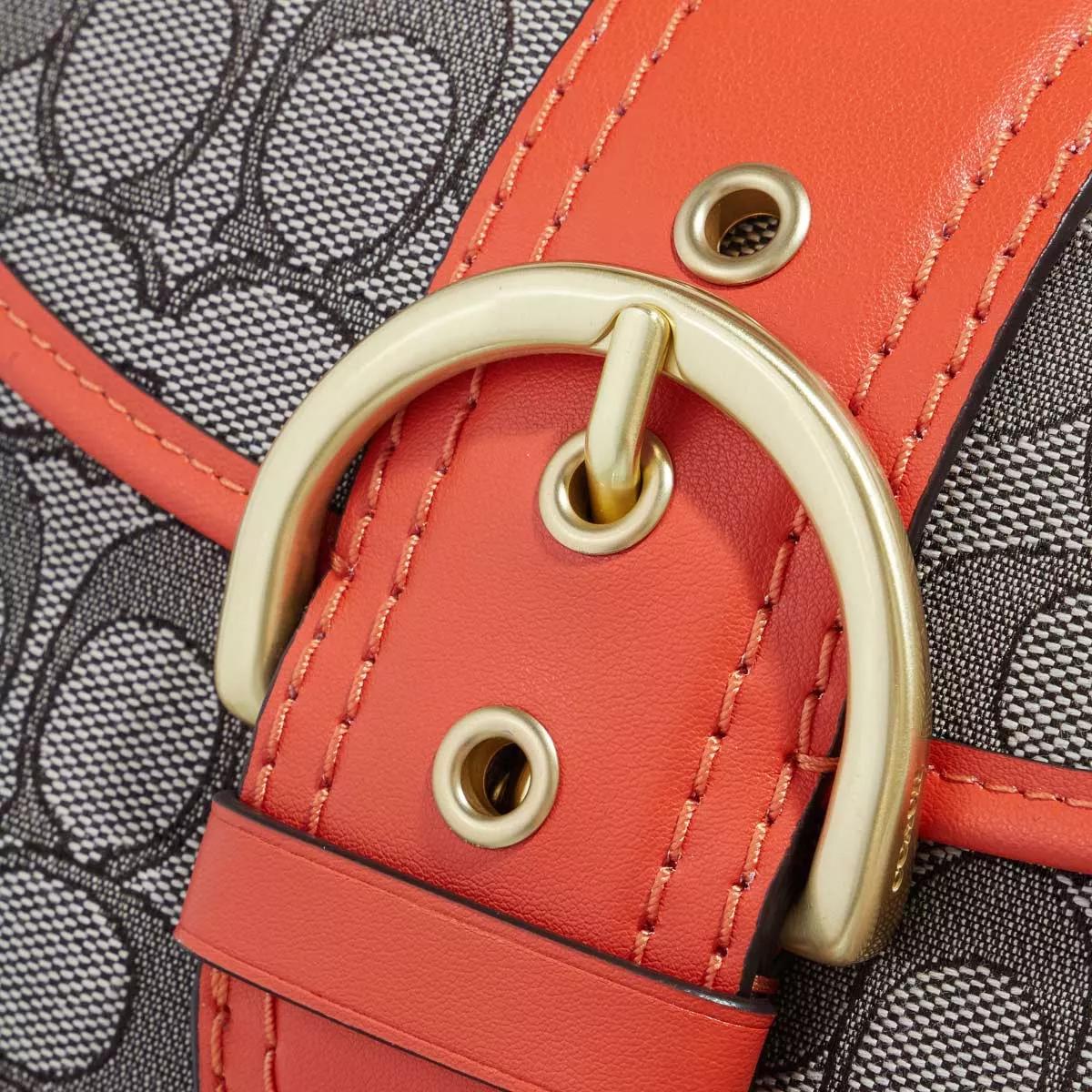 Coach Soho Signature Jacquard Shoulder Bag - Sun Orange