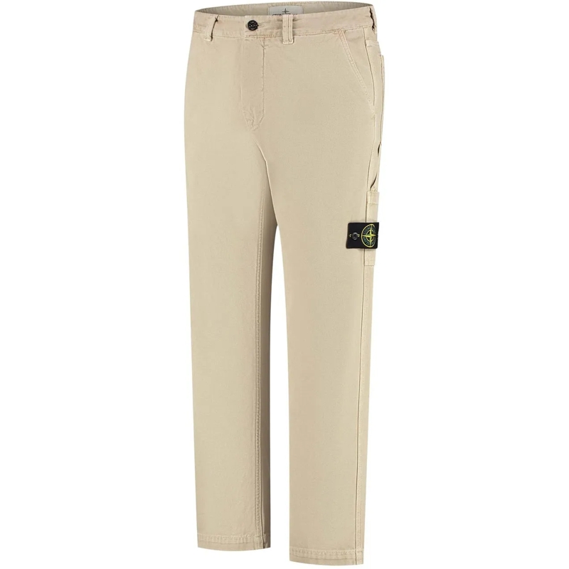 Stone Island Slim-Fit-Jeans Trousers beige
