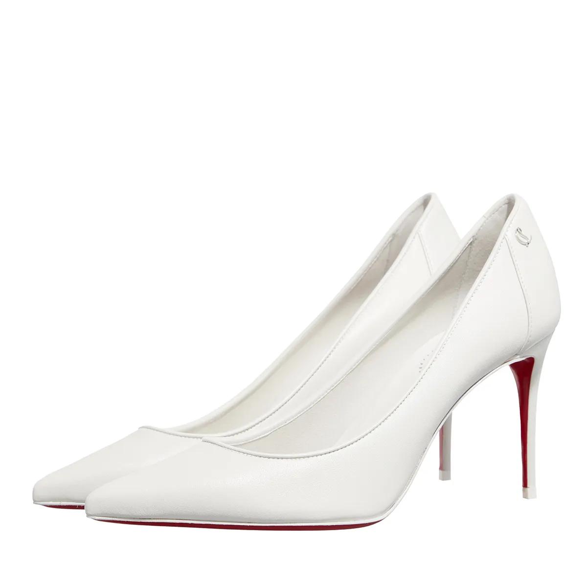 Christian Louboutin Pumps & High Heels - Sporty Kate 85 Bianco Nappa Leather - Gr. 36 (EU) - in Weiß - für Damen