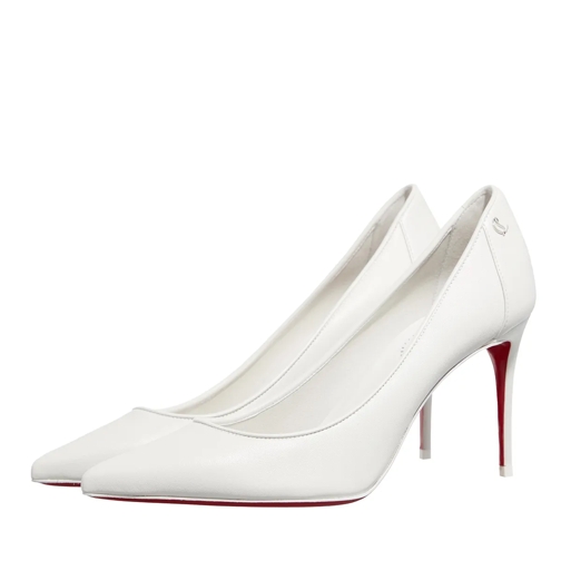 Christian Louboutin Sporty Kate 85 Bianco Nappa Leather White Tacco alto