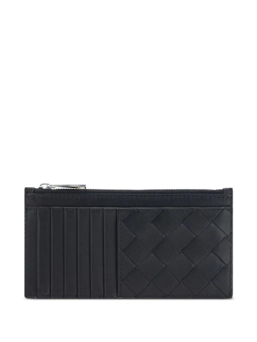 Bottega Veneta Portemonnaies - Calf Leather Wallet - Gr. unisize - in Grau - für Damen