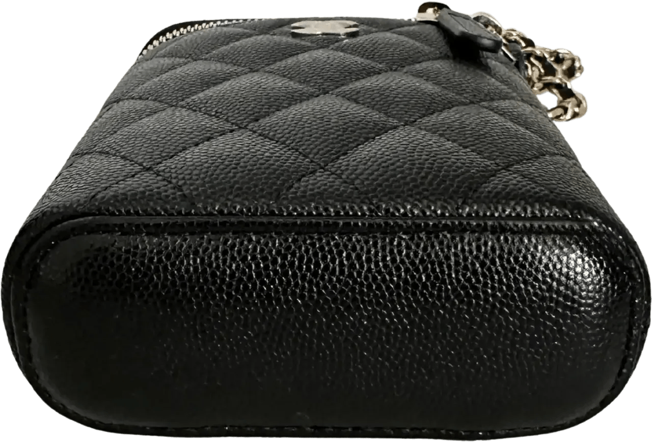 Thumbnail - Chanel Hobo Bags - Chanel Vertical Coco Beauty Vanity Case small cavi - Gr. unisize - in Schwarz - für Damen