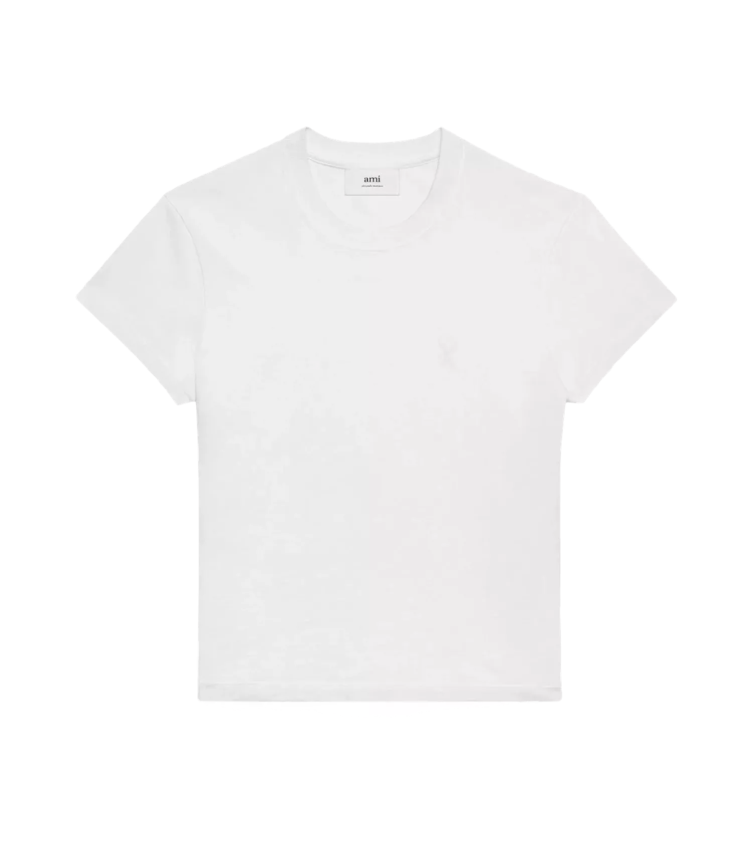 AMI Paris - T-Shirt mit weißem Ami De Coeur Logo - Größe XXL - weiß