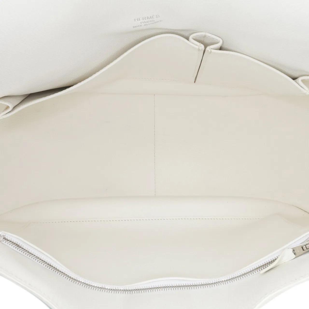 Thumbnail - Hermès Hobo Bags - 2011 Clemence Jypsiere 34 - Gr. unisize - in Weiß - für Damen