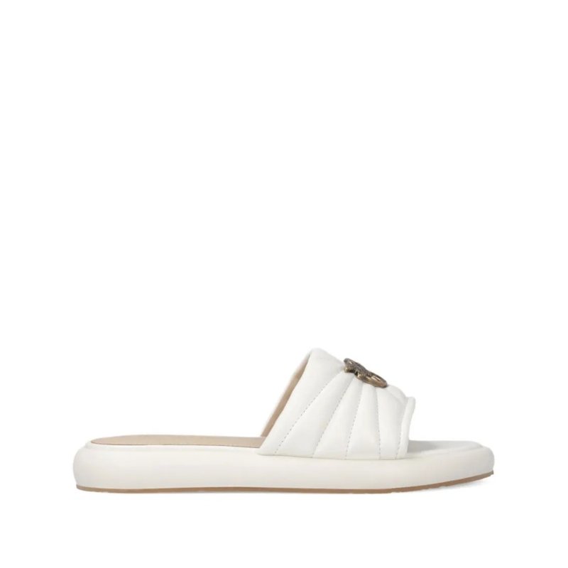 Pinko Sandalen Fiona 03 - Slipper Nappa Milk Milk