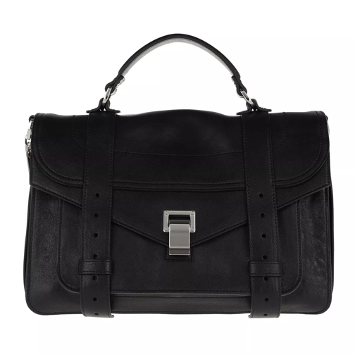 Proenza Schouler PS1 Medium Crossbody Bag Lamb Leather Black Messenger Bag