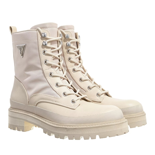 Guess Bada Cream Lace up Boots