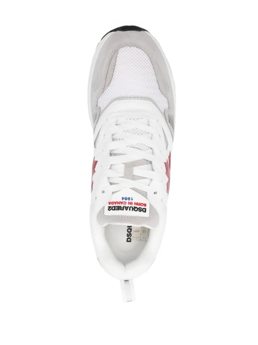 Thumbnail - Dsquared2 Low-Top Sneaker - Dash Logo Lace-up Sneakers - Gr. 43 (EU) - in Weiß - für Damen