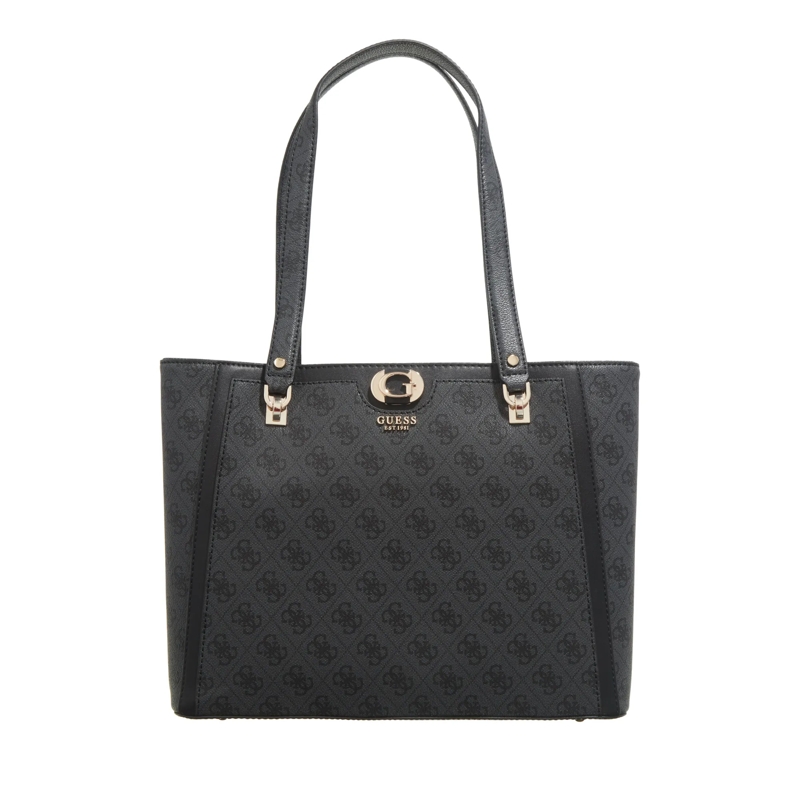 Guess Shopper Orlina Logo Noel Tote Coal Logo