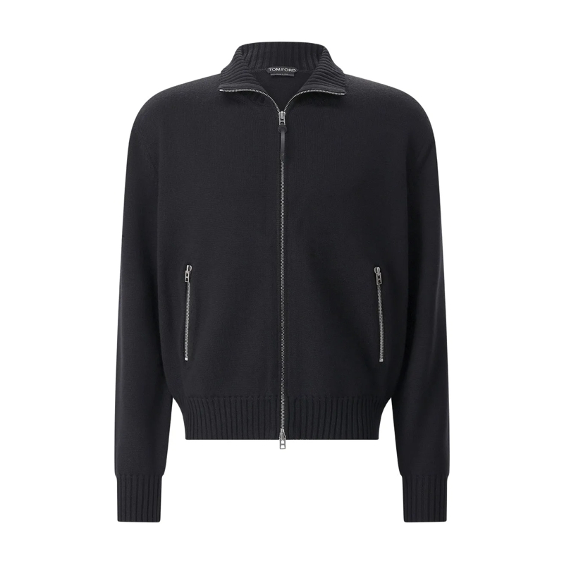 Tom Ford Strickjacke Strickjacke aus Merinowolle schwarz