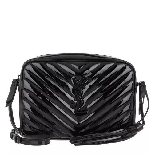 Saint Laurent Lou Medium Crossbody Bag Leather Black Crossbody Bag