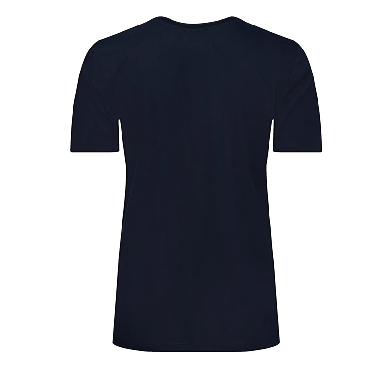 VAN LAACK Bluse T-Shirt Modern Fit Uni dunkel-blau