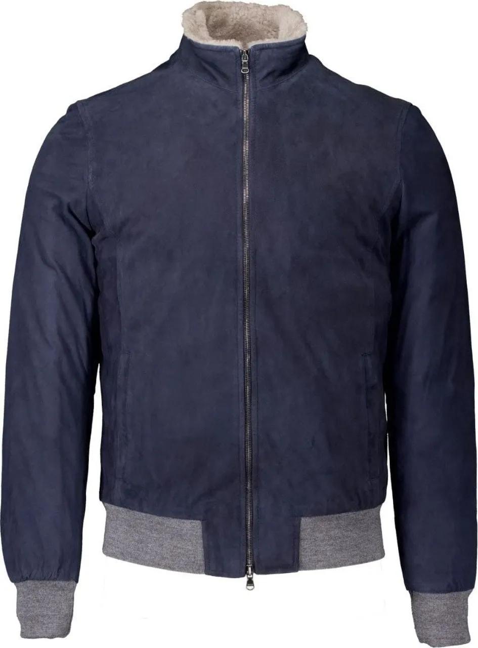 Thumbnail - Barba Napoli - Barba Napoli Wolf Jackets Donkerblauw 43702 - Größe 54 - blue