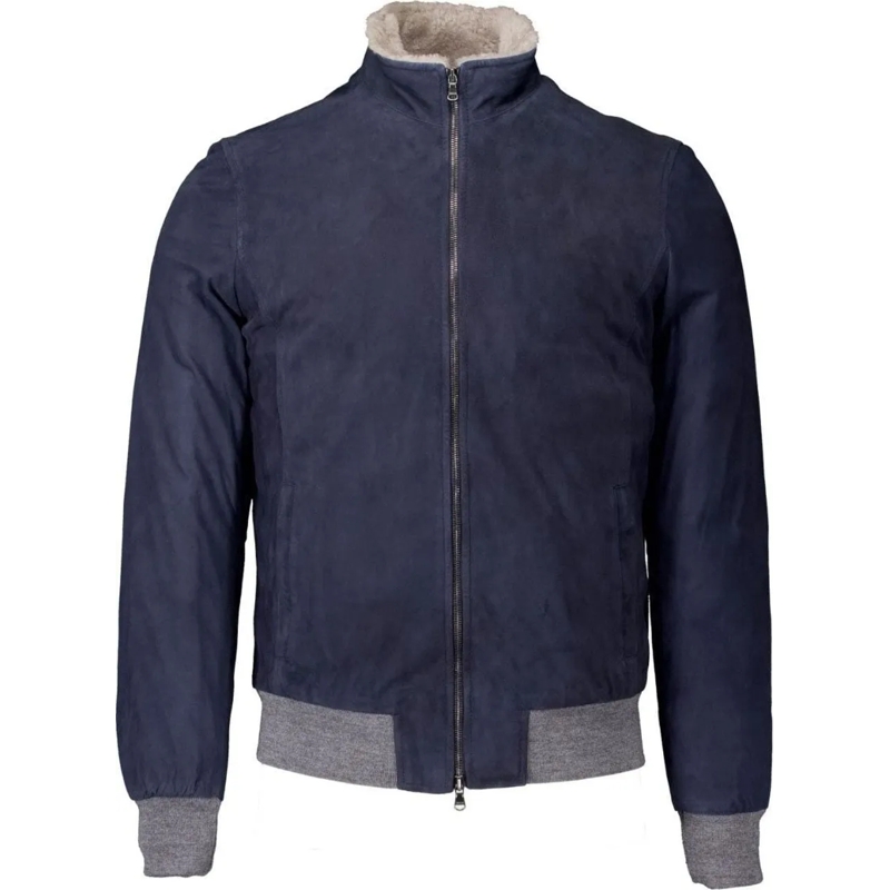 Barba Napoli Daunenjacke Barba Napoli Wolf Jackets Donkerblauw 43702 blau