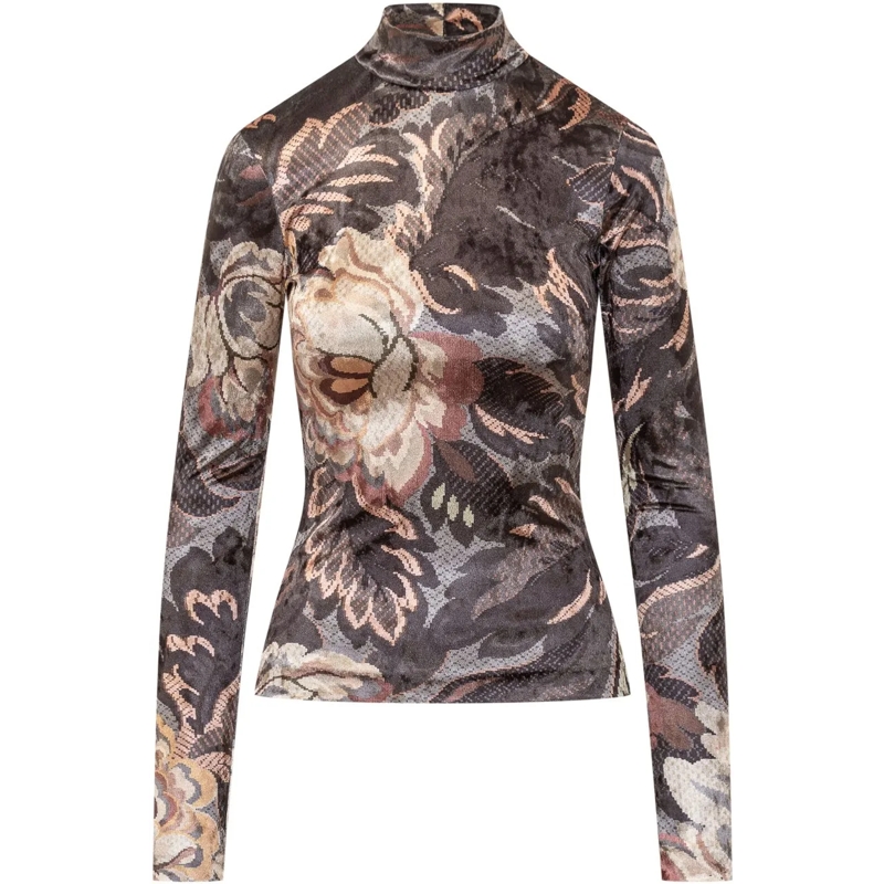 Etro Haut à manches longues Top Maniche Lunghe braun