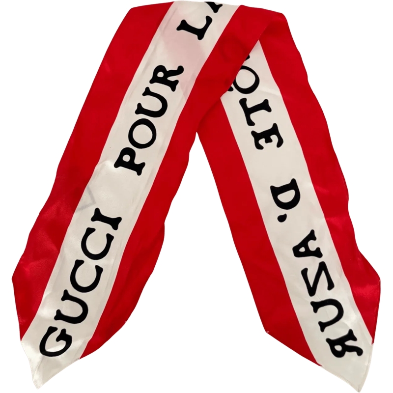 Gucci Wollschal Gucci Pour La Cote Damitr Cloth Red / good rot