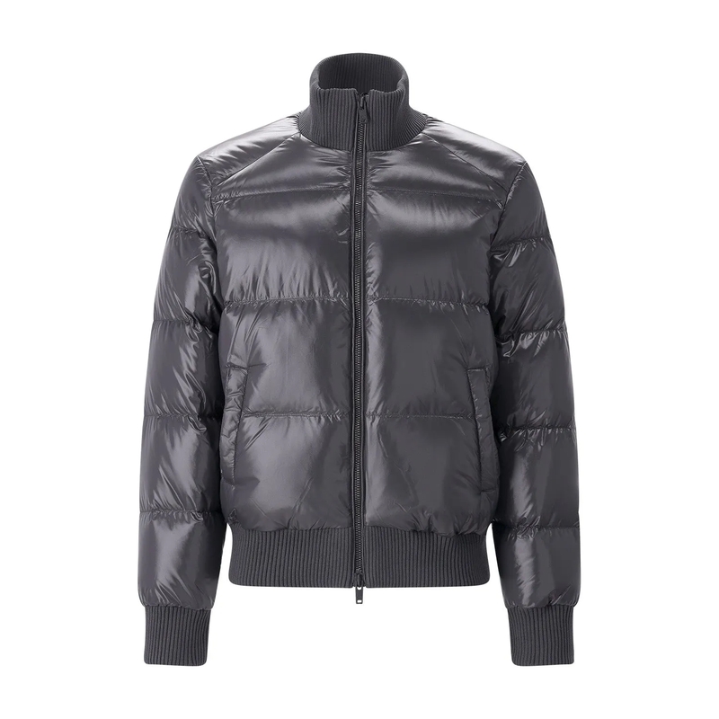 Moose Knuckles veste Jacke Kings mit Daunen grau