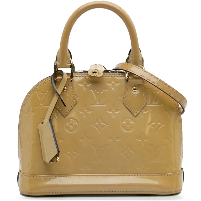 Louis Vuitton Schultertasche Monogram Vernis Alma BB braun