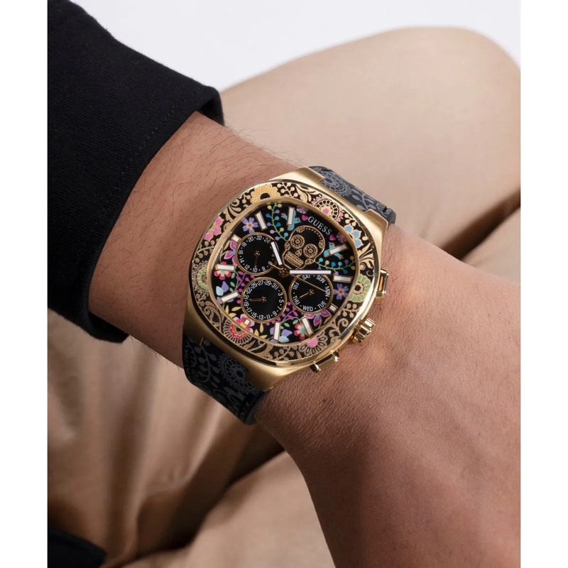 Guess Quarzuhr Quarz Analog Uhr Catrin schwarz(Image 6)