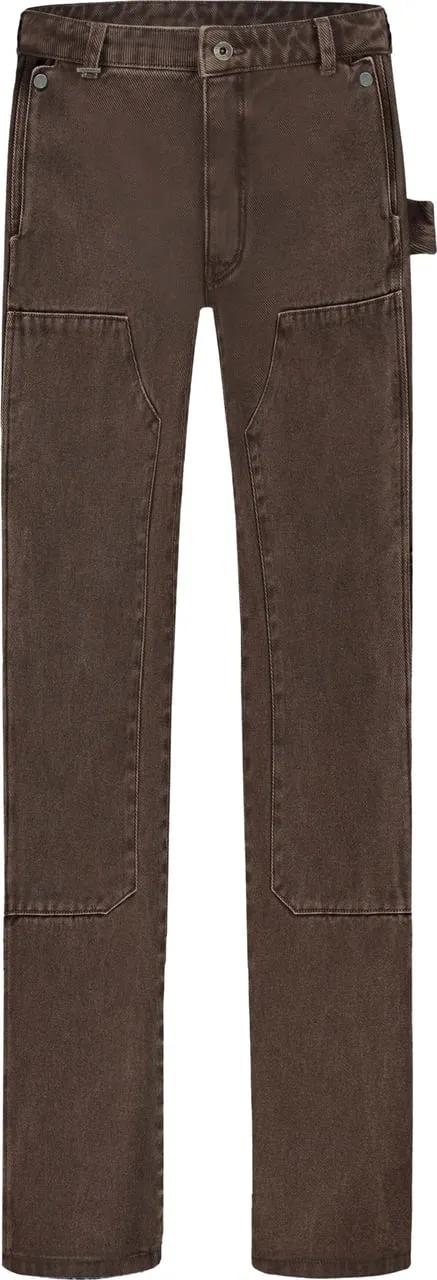 Thumbnail - Flâneur - Carpenter Straight Jeans  Brown - Größe 34 - braun