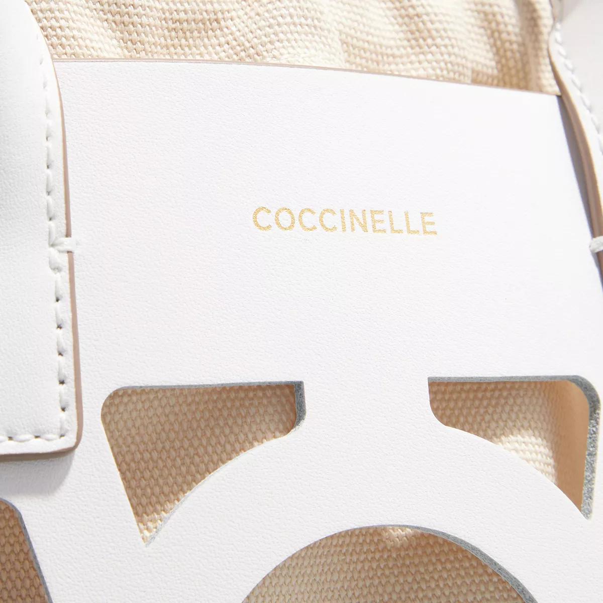Coccinelle Totes Monogram Slice Handbag in wit