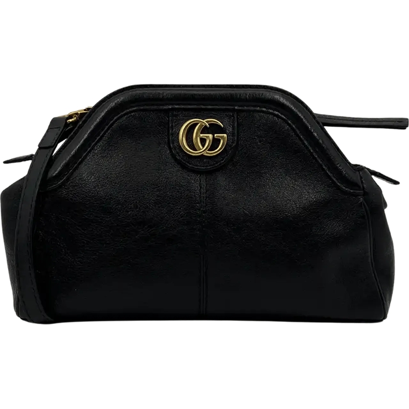 Gucci Tote Gucci Rebelle GG Marmont shoulder bag black / good schwarz