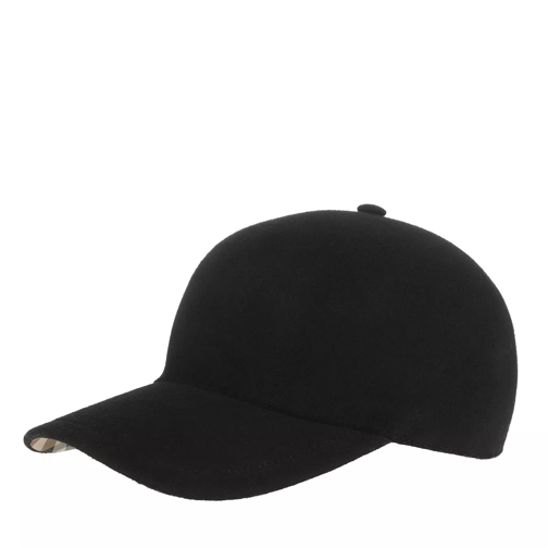 Burberry Classic Print Baseball Hat Black Baseball-Kappe
