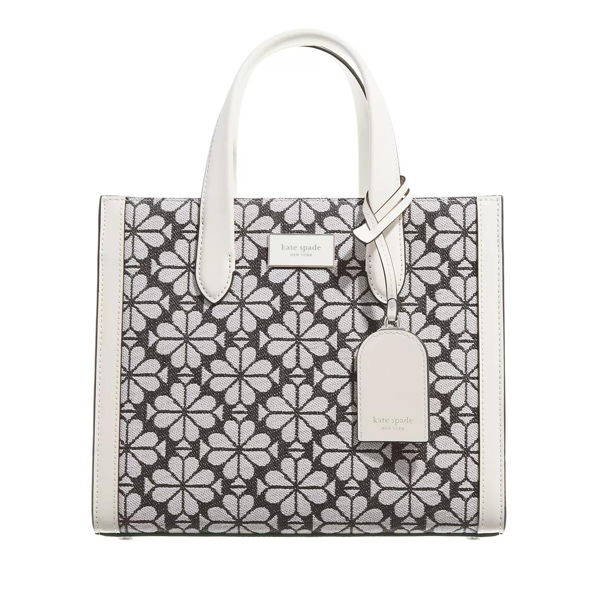 Kate Spade New York Spade Flower Jacquard Manhattan Small Tote charcoal ...