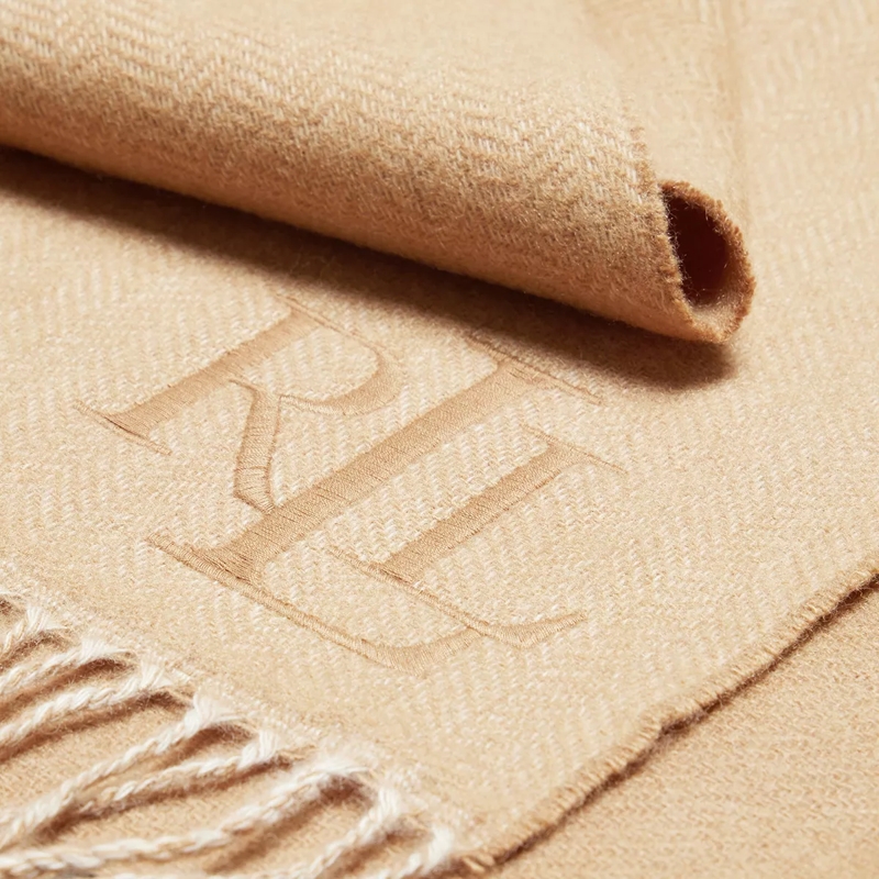 Lauren Ralph Lauren Wollschal Rvrsbl Scarf Classic Camel(Image 5)