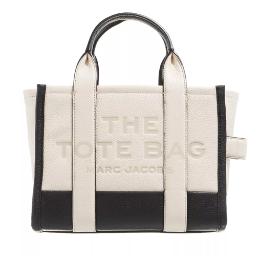 Marc Jacobs The Small Tote Black Ivory Rymlig shoppingväska