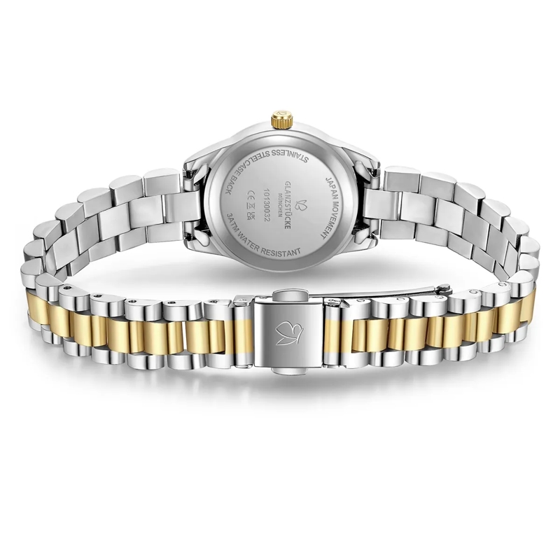 Glanzstücke München Automatikuhr Damen Armbanduhr Edelstahl silber(Image 5)