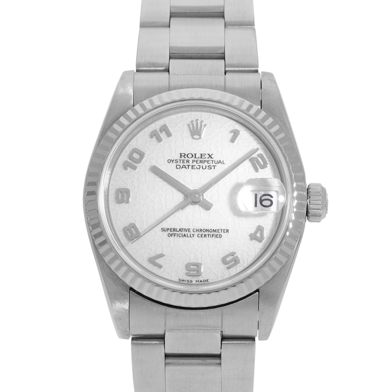 Rolex Automatikuhr Datejust Weiß