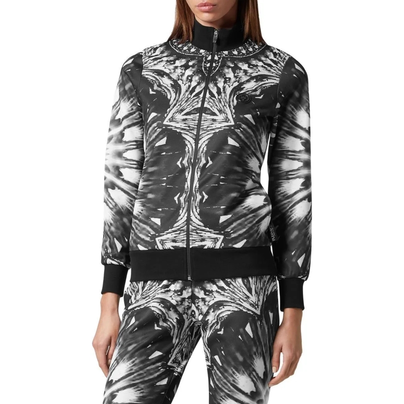 Plein Sport Jogginghose Jogginganzug Optical Flower schwarz(Image 4)