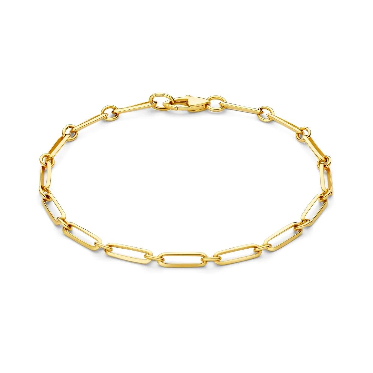 Isabel Bernard Armbänder - Isabel Bernard Aidee Raissa 585er Gold Link Armban - Gr. ONE SIZE - in Gold - für Damen