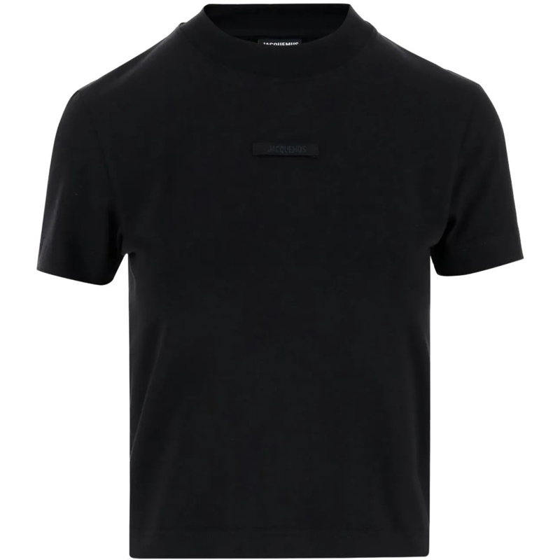 Jacquemus T-shirt Top Black schwarz