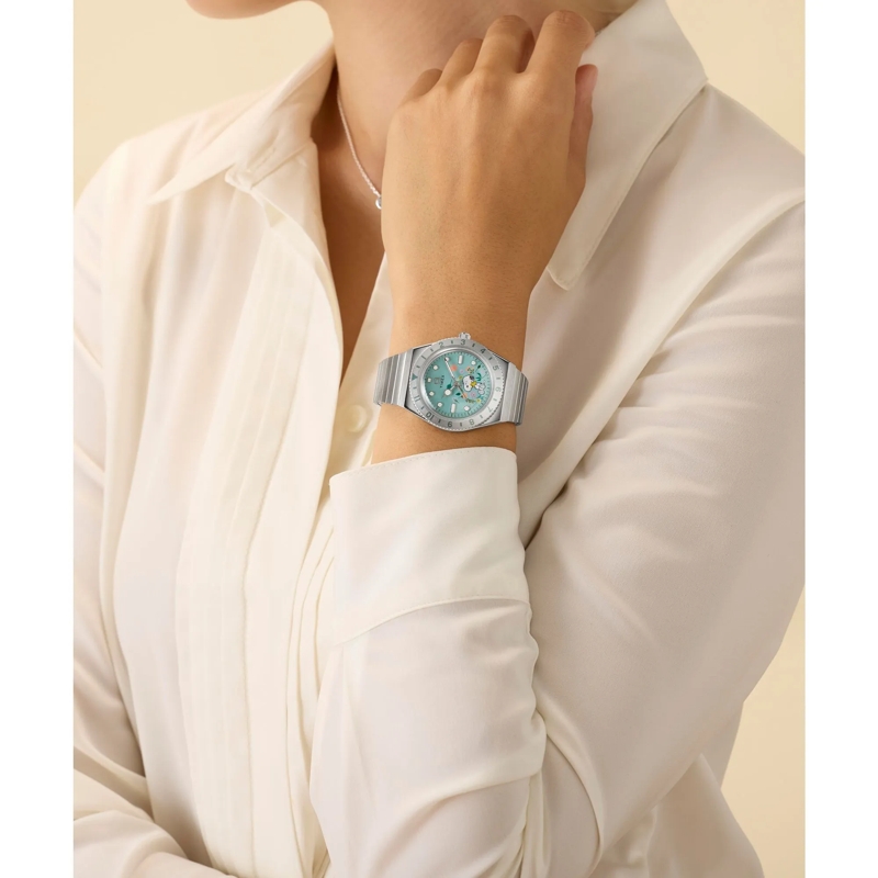 Timex Quarzuhr Quarz-Analoguhr Timex X Peanuts Q Timex silber(Image 6)