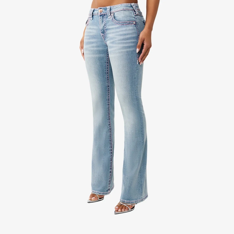 True Religion Jeans Jeans BECCA Bootcut Super T hell-blau(Image 3)