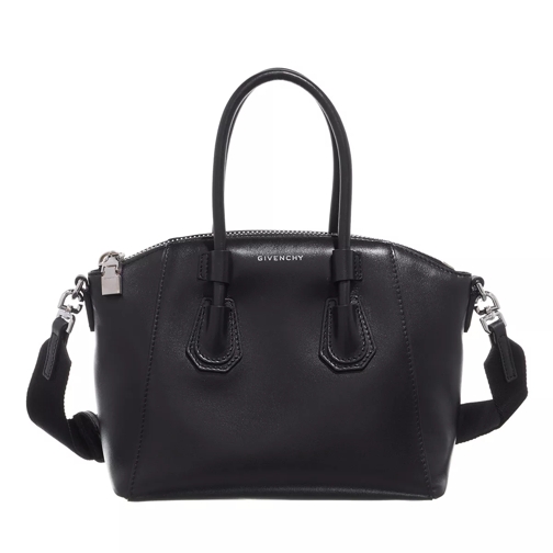Givenchy Mini Antigona Sport Bag In Leather Black Tote