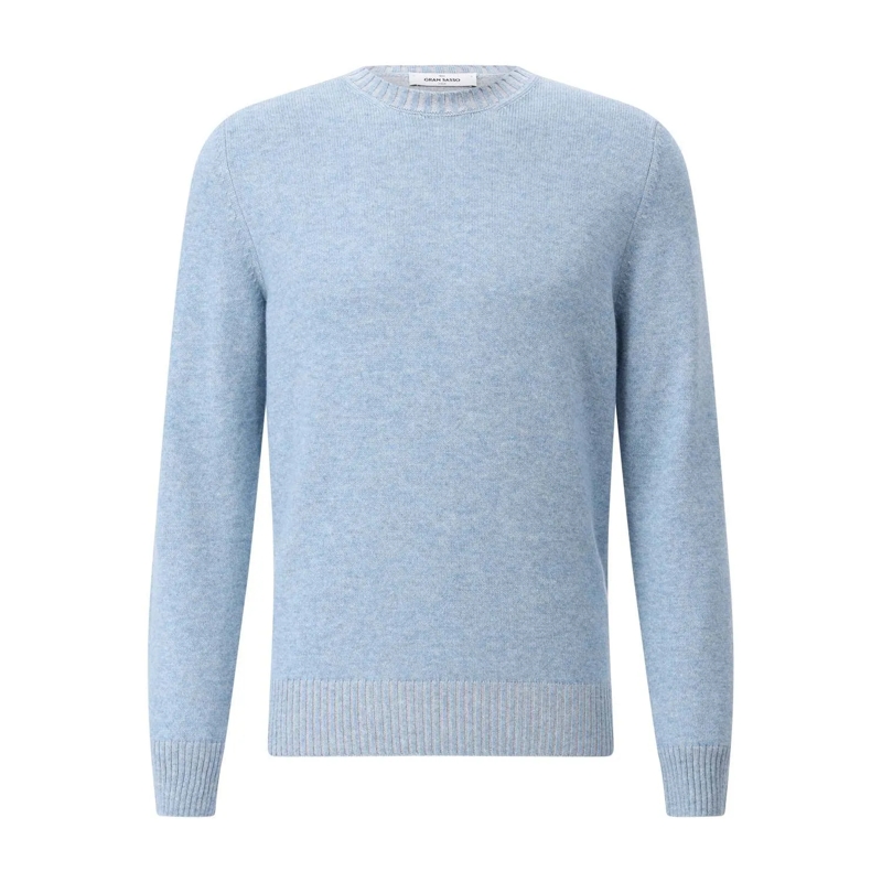 Gran Sasso Pull Pullover aus Woll-Kaschmir-Mix Hellblau