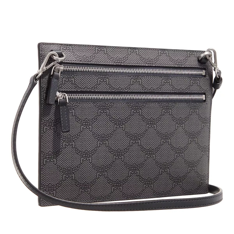 MCM Crossbody Bag Himmel Lts Flat Pouch W.Strap Small Dark Grey(Image 3)
