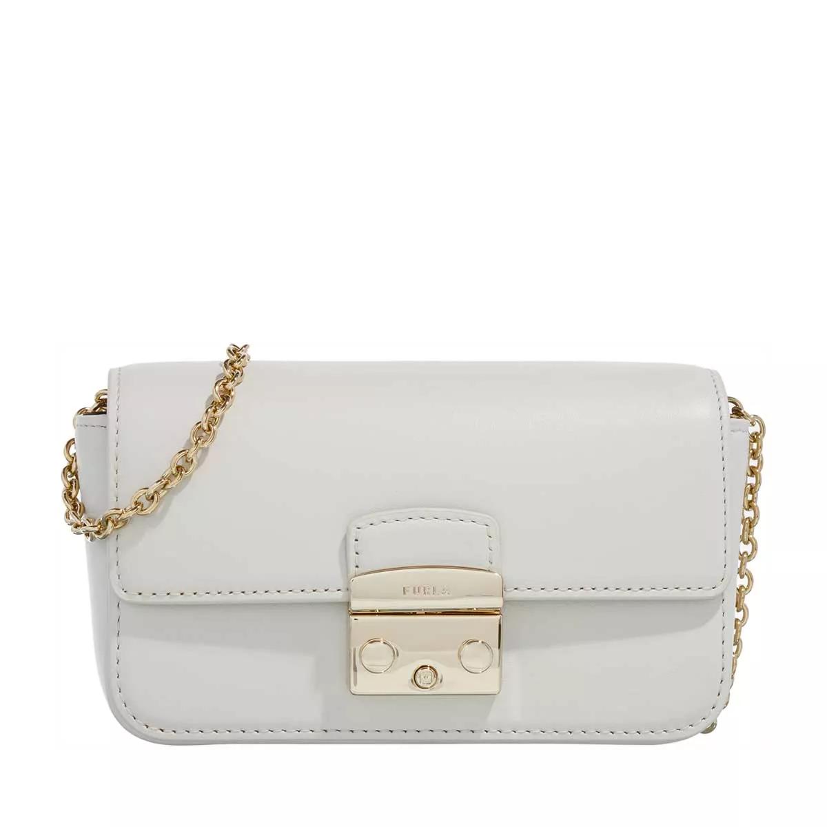 Furla Crossbody Bags - Metropolis Mini Crossbody - Vitello Roma - Gr. unisize - in Grau - für Damen