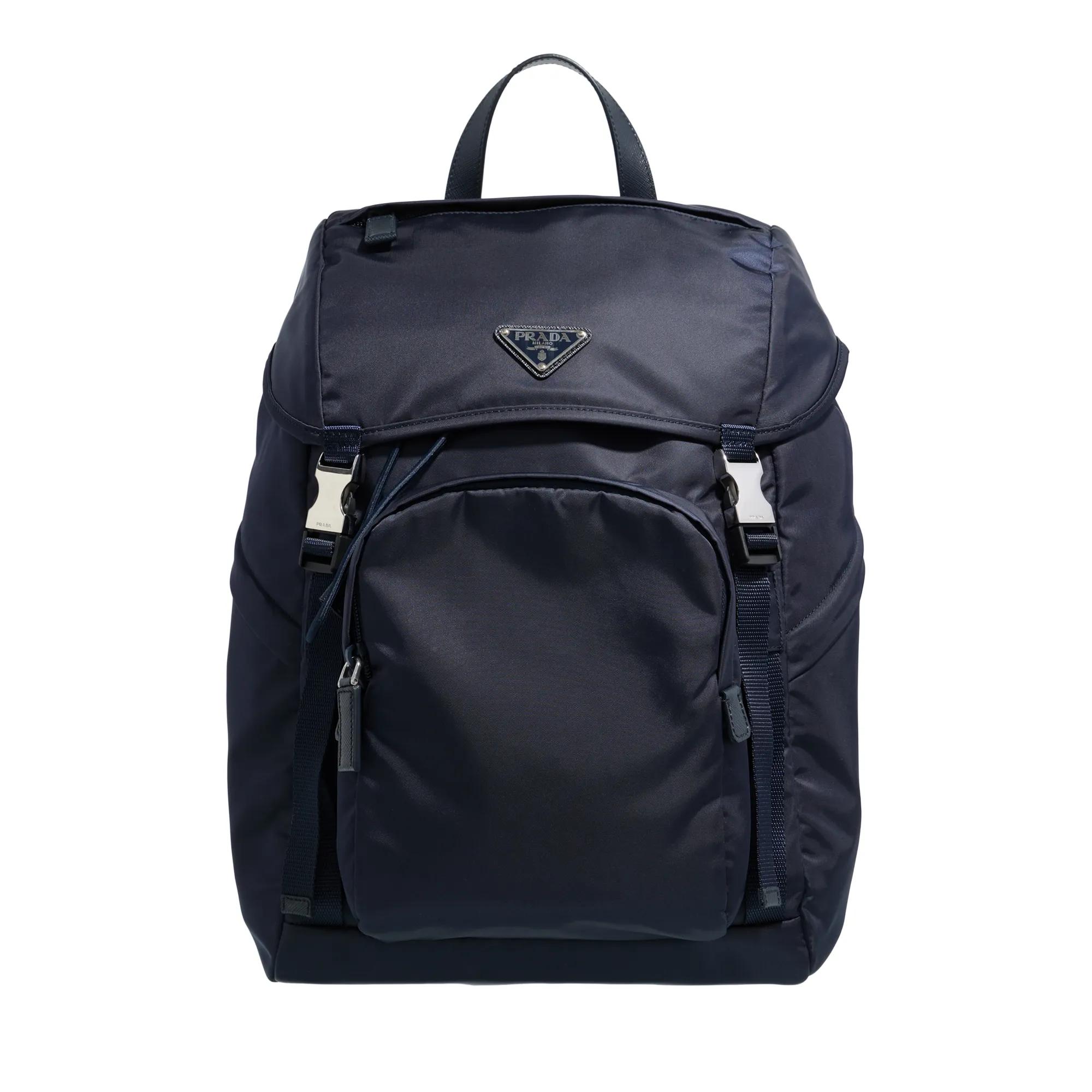 Prada Rucksäcke - Re-Nylon Saffiano Backpack - Gr. unisize - in Blau - für Damen