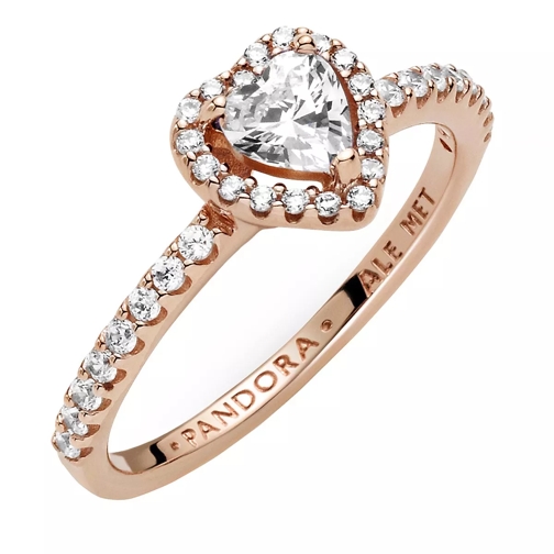Pandora Funkelndes erhabenes Herz Ring 14k Rose gold-plated unique metal blend Anello