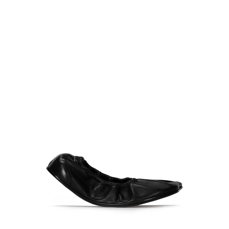 MM6 Maison Margiela Balletschoenen Delicate Flat Shoes With Ovine Black
