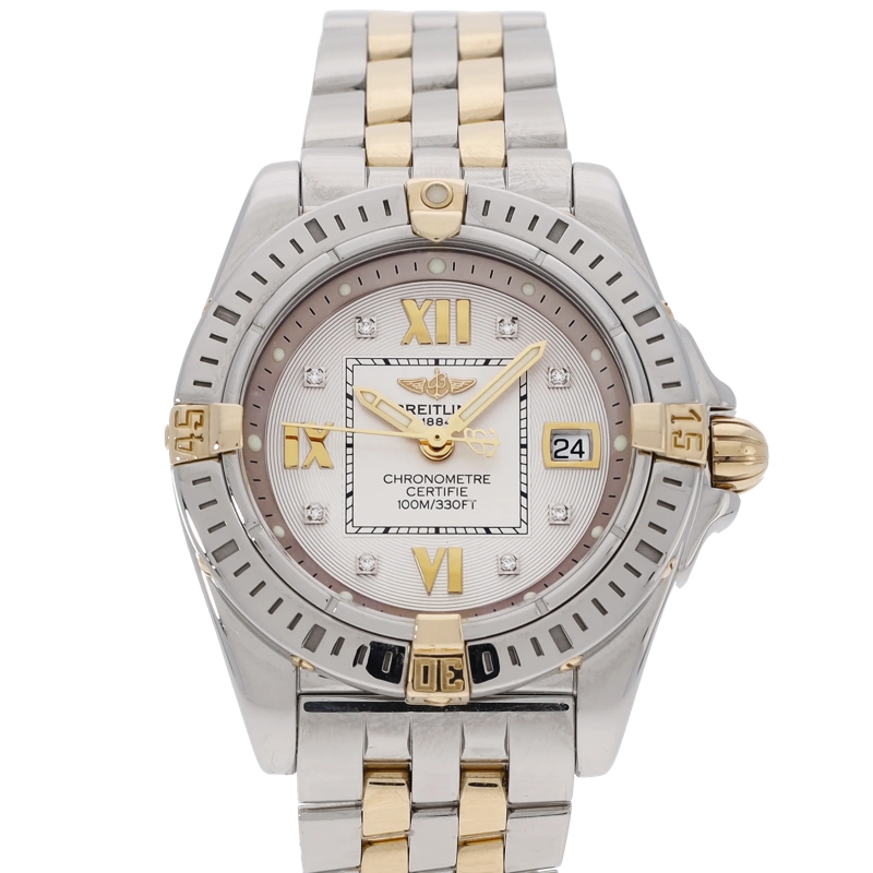 Breitling Automatikuhr Cockpit Weiß