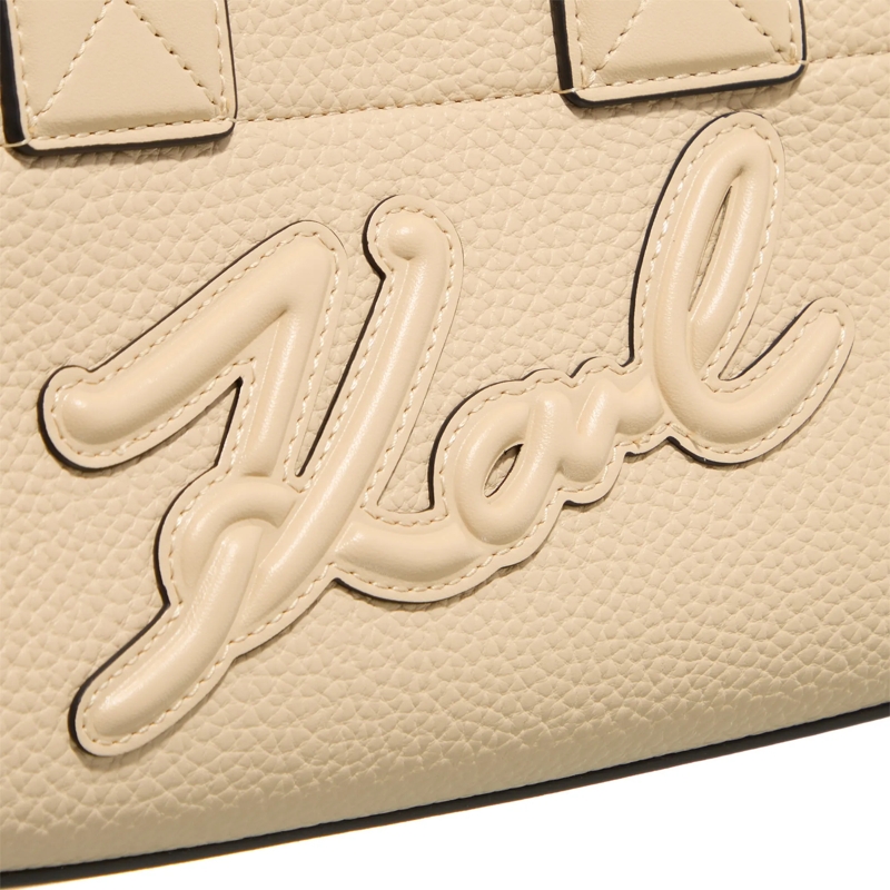 Karl Lagerfeld Tote K/Skuare Sm Tote Grainy Trench Beige(Image 5)