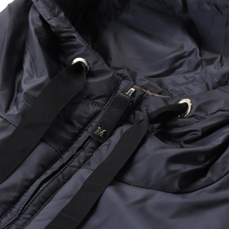 Max Mara Übergangsjacke Jacke Greenh mit Kamelwolle braun(Image 7)